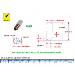 Lamp bulb #49 T3 - 1/4