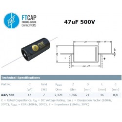 Fischer & Tausche 47uF/500V