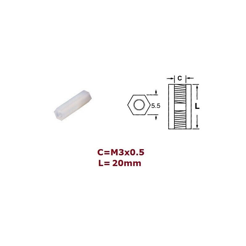 Distanziale in nylon