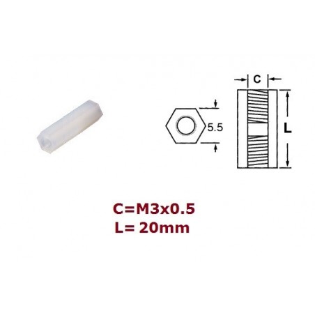 Distanziale in nylon