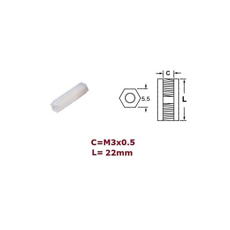 Distanziale in nylon