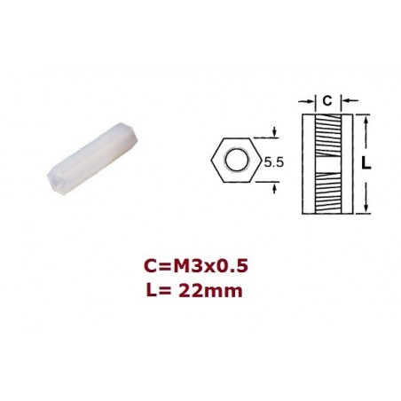 Distanziale in nylon