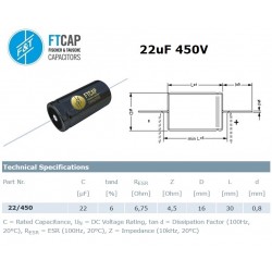 Fischer & Tausche 22uF/450V