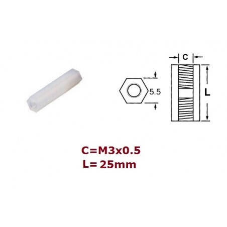 Distanziale in nylon