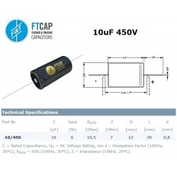 Fischer & Tausche 10uF/450V