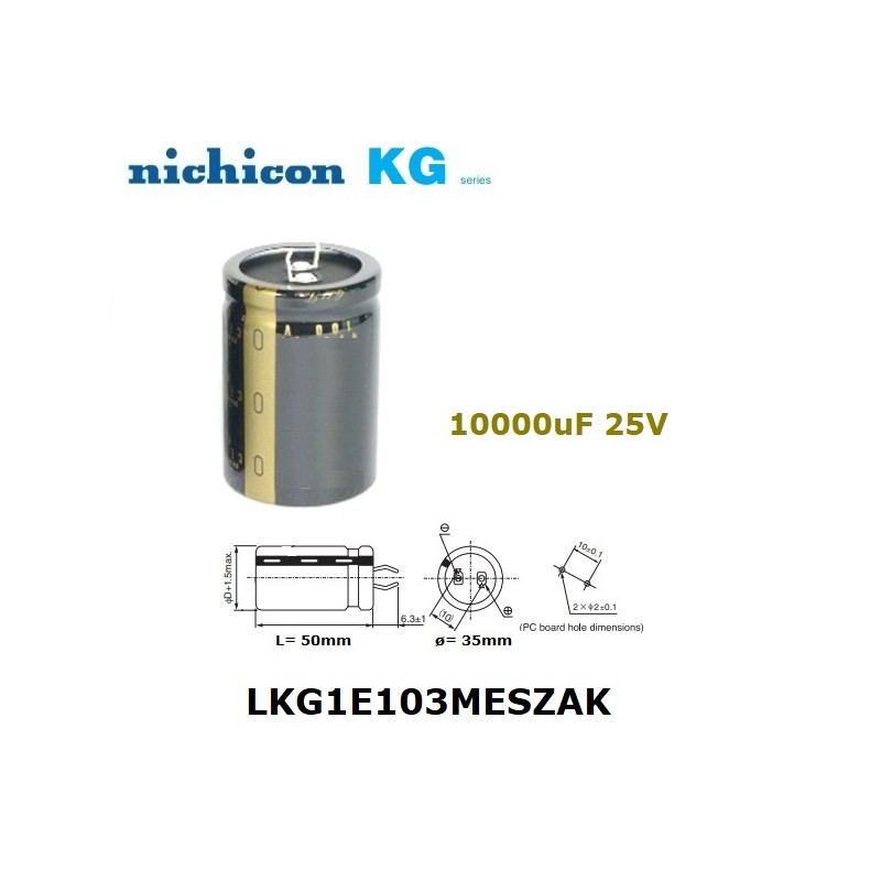 Nichicon KG 10000uF/25V 'Gold Tune'