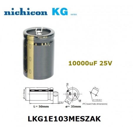Nichicon KG 10000uF/25V 'Gold Tune'