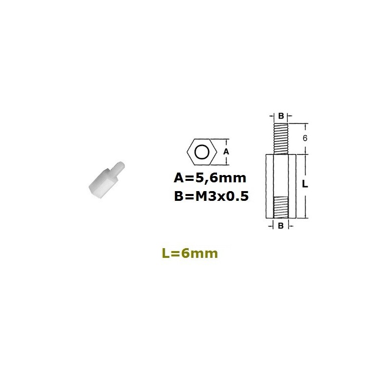 Distanziale in nylon