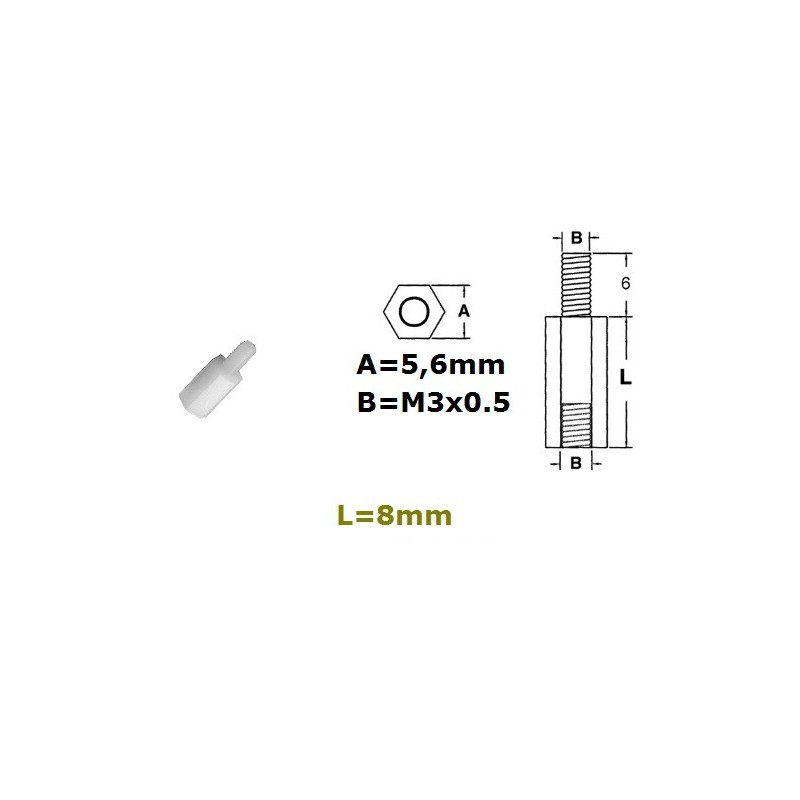 Distanziale in nylon