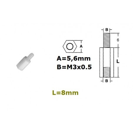Distanziale in nylon