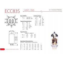 JJ Electronic GOLD ECC83-S