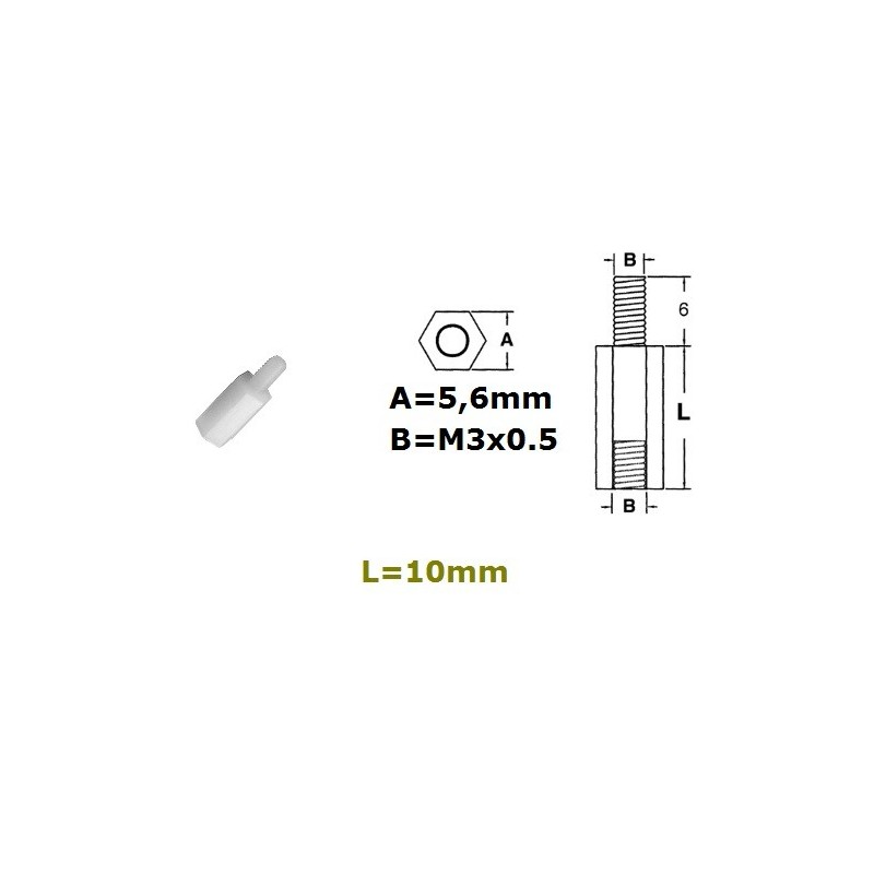Distanziale in nylon