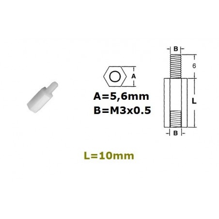 Distanziale in nylon