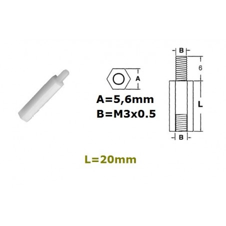 Distanziale in nylon