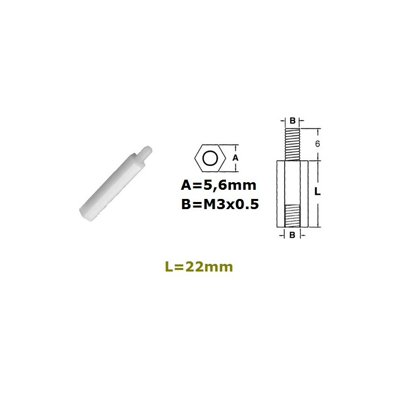 Distanziale in nylon