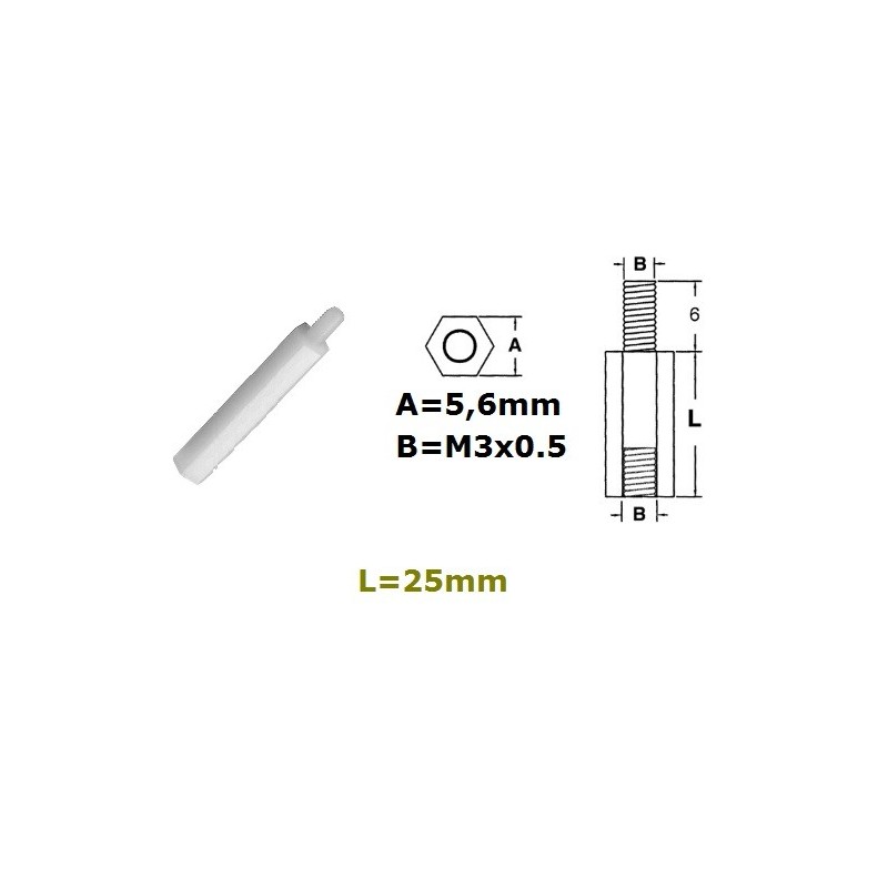Distanziale in nylon
