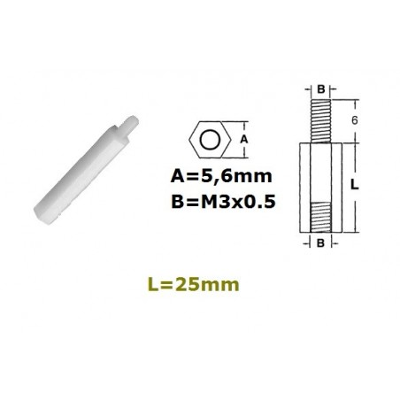 Distanziale in nylon