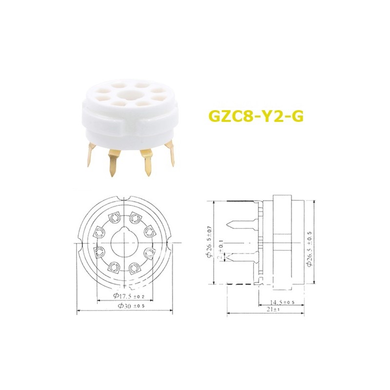 Octal GZC8-Y-G GOLD