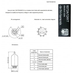 Electro Harmonix 12AY7/6072A