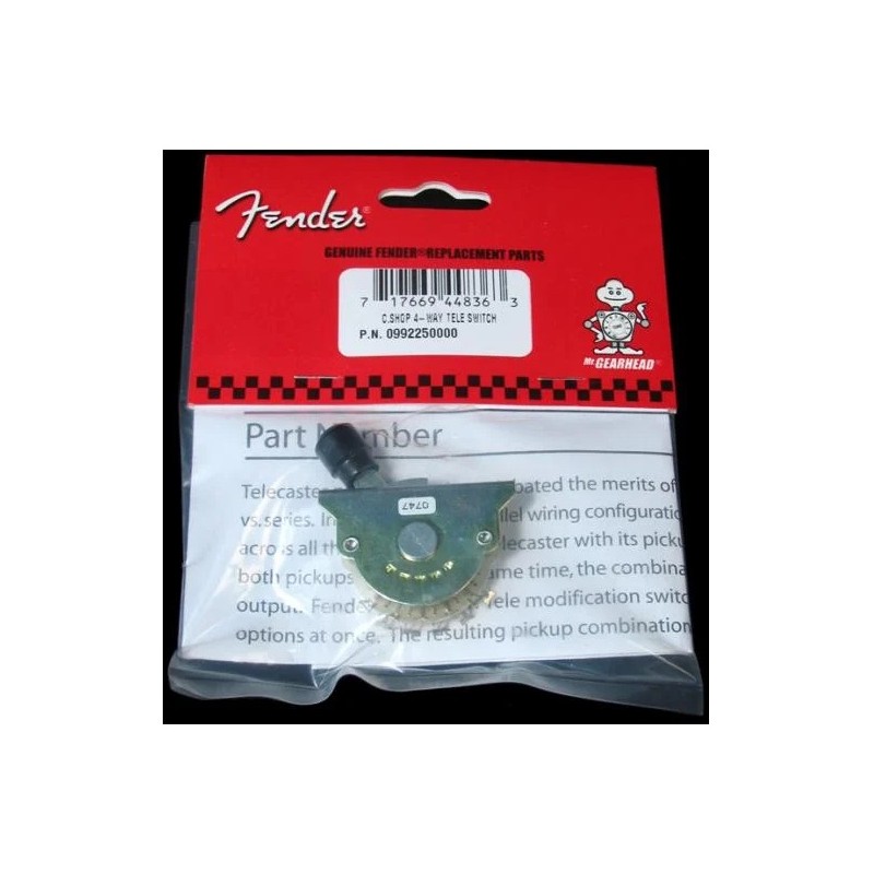 Fender® 4-Position Telecaster® Custom Pickup Selector