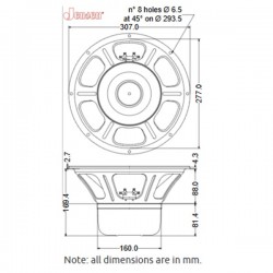 Jensen P12N, 12" 50W