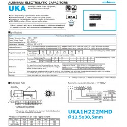 Nichicon KA ''Audio'' 1000uF 50V