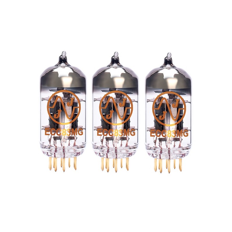 JJ Electronic GOLD ECC83MG (12AX7), selected preamp tubes matched in TRIPLET