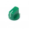 Davies 1510AH style GREEN knob, set screw, Ø ext. 19mm