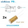 Nichicon FG 33uF/25V