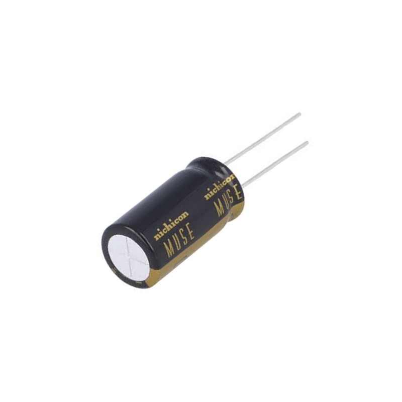 Nichicon Muse KZ 47uF 100V, condensatore elettrolitico UKZ2A470MHM