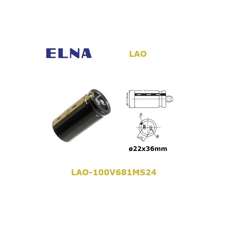 ELNA LAO 680uF/100V