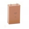 Russian 4uF 600V, 0КБГ-МН, paper in oil capacitor ±10%