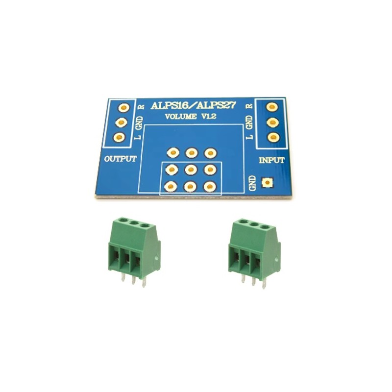 Bugle Boy RK27 PCB, scheda per potenziometro ALPS con 2 morsettiere