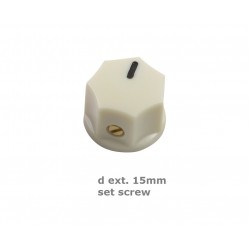 MXR style 15mm CREAM knob