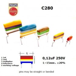 Philips C280 0,12uF 250V