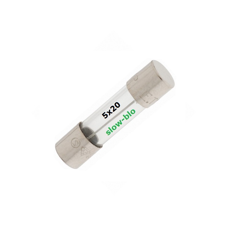 Fuse 500mA SLOW BLOW, 5x20mm