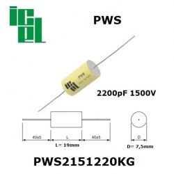 ICEL PWS 2200pF 1500V