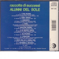 Gli Alunni Del Sole – Raccolta Di Successi, CD, Ricordi CDOR8059