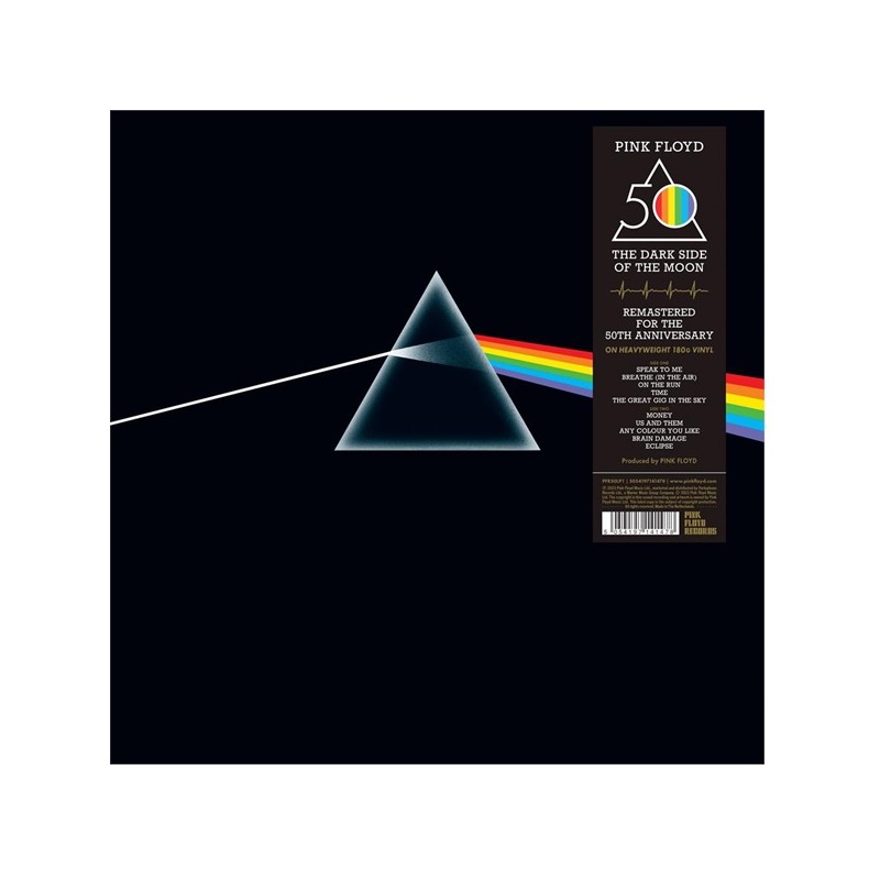 Pink Floyd: The Dark Side of the Moon (50th anniversary), Pink Floyd Records, LP 180g., 5054197141478