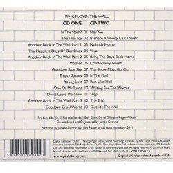 Pink Floyd: The Wall (Remastered), 2x CD, Parlophone, 5099902894423