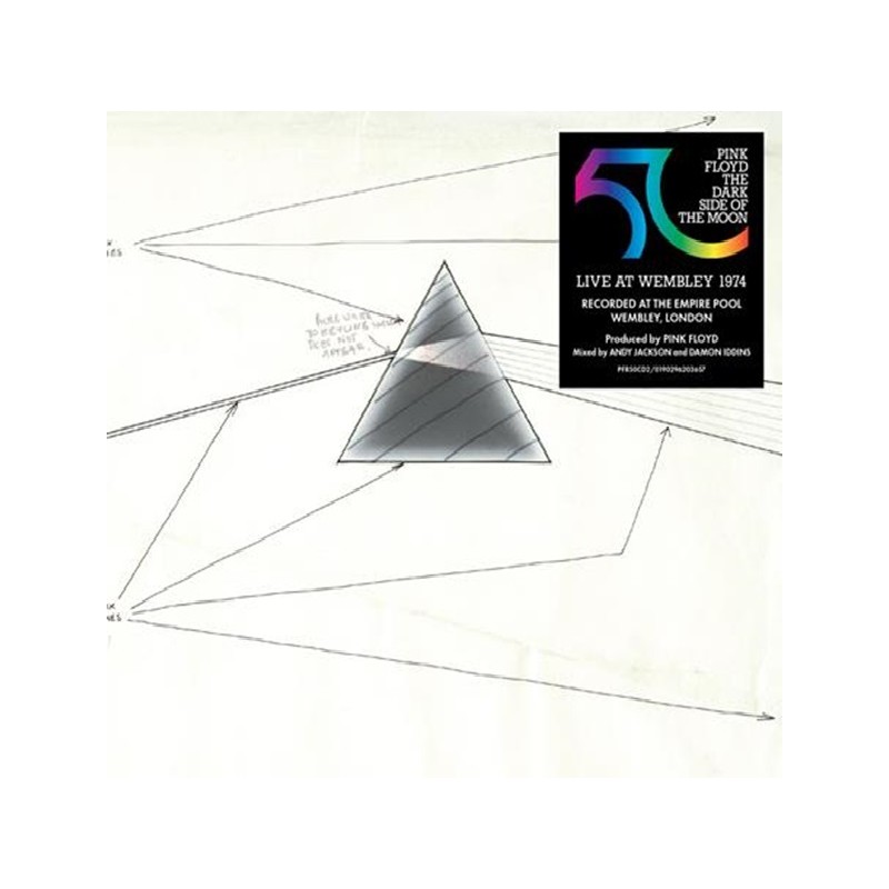 Pink Floyd: The Dark Side Of The Moon: Live At Wembley 1974 (2023 Master), LP 180g., 0190296203664