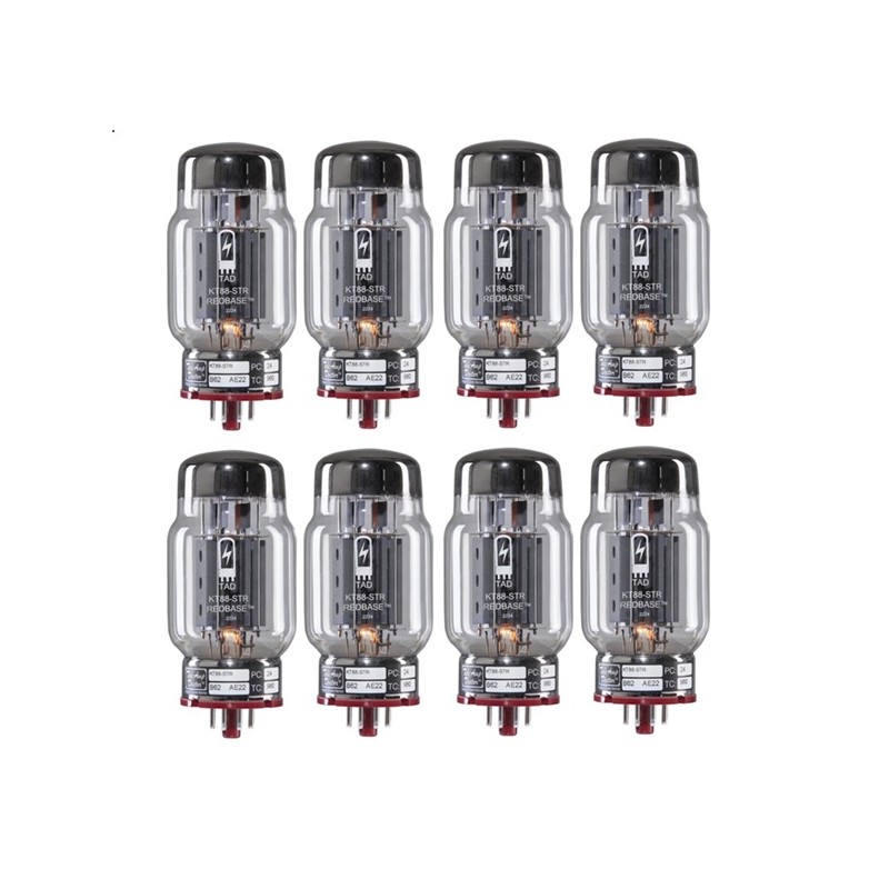 TAD KT88 RedBase, valvole amplificatrici selezionate in OTTETTO