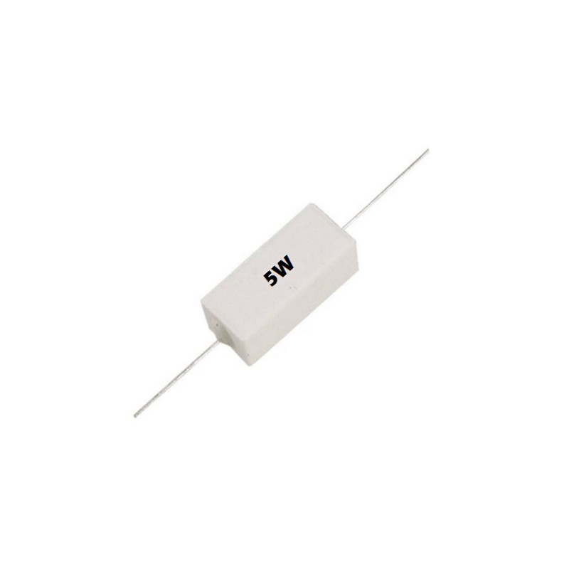 Uniroyal 5W, 1K ceramic case resistor ±5%