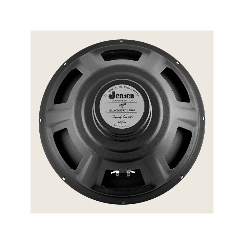 Jensen P15/100 BlackBird, 15'' guitar speaker, 8 ohm 100W
