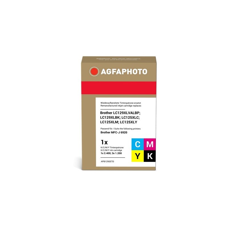 Agfa Photo APB129SETD LC129XLBK,C,M,Y