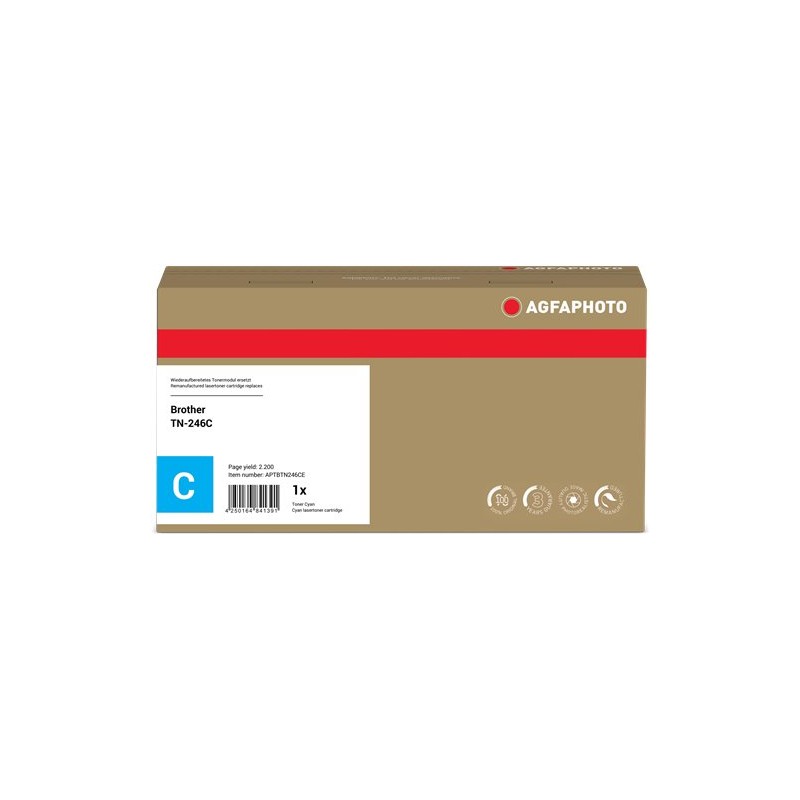 Agfa Photo toner ciano APTBTN246CE ~2200 Seiten Agfa Photo TN-246C