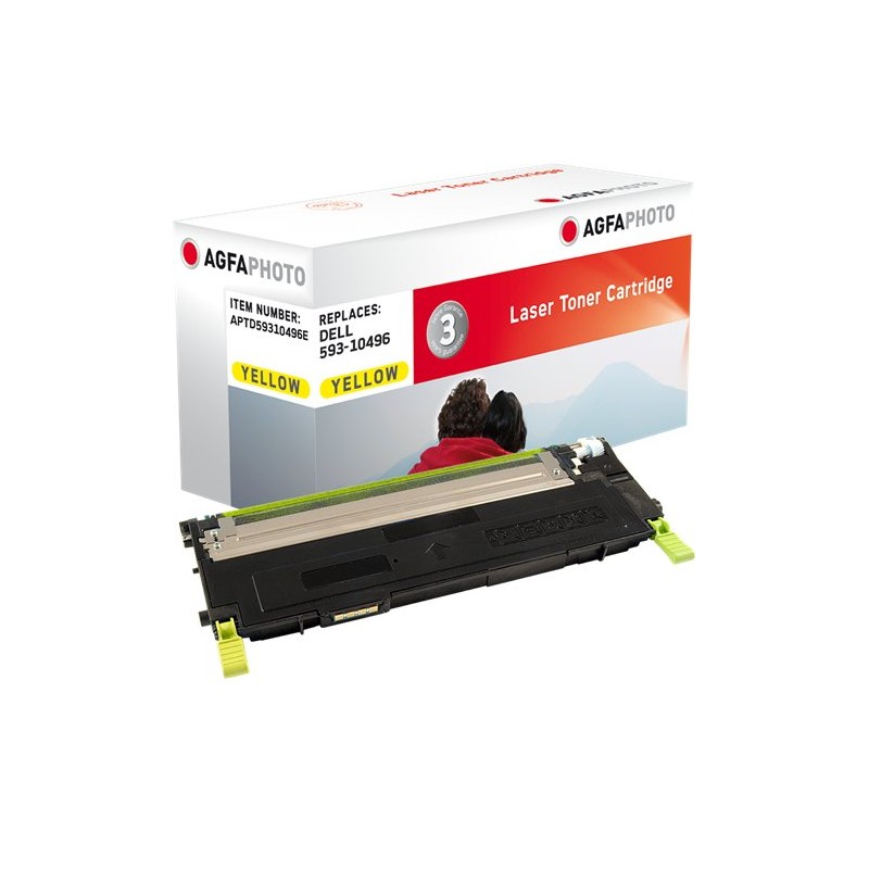 ORIGINAL Agfa Photo toner giallo APTD59310496E ~1000 Seiten Agfa Photo 593-10496