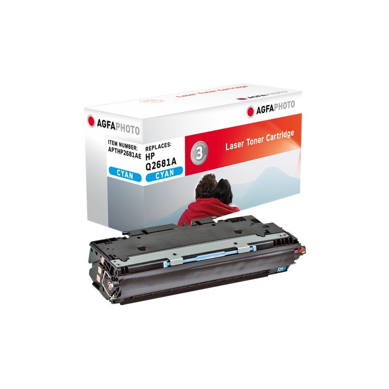 ORIGINAL Agfa Photo toner ciano APTHP2681AE ~6000 Seiten Agfa Photo Q2681A