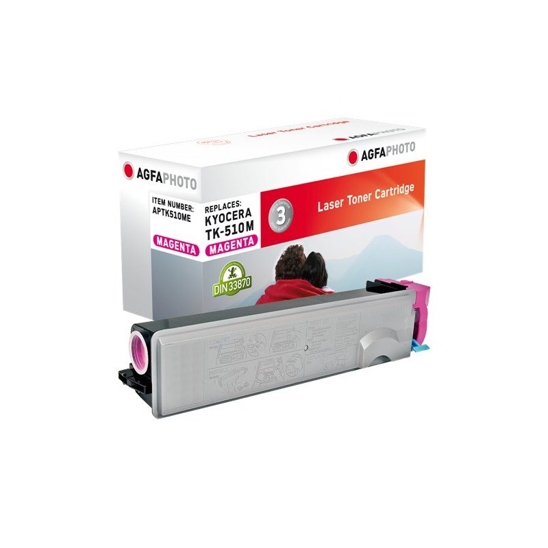 ORIGINAL Agfa Photo toner magenta APTK510ME ~8000 Seiten Agfa Photo TK-510M