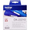 ORIGINAL Brother Etichette Nero su bianco DK-22210 etichetta a lunghezza continua, 29mm x 30,48m bianco